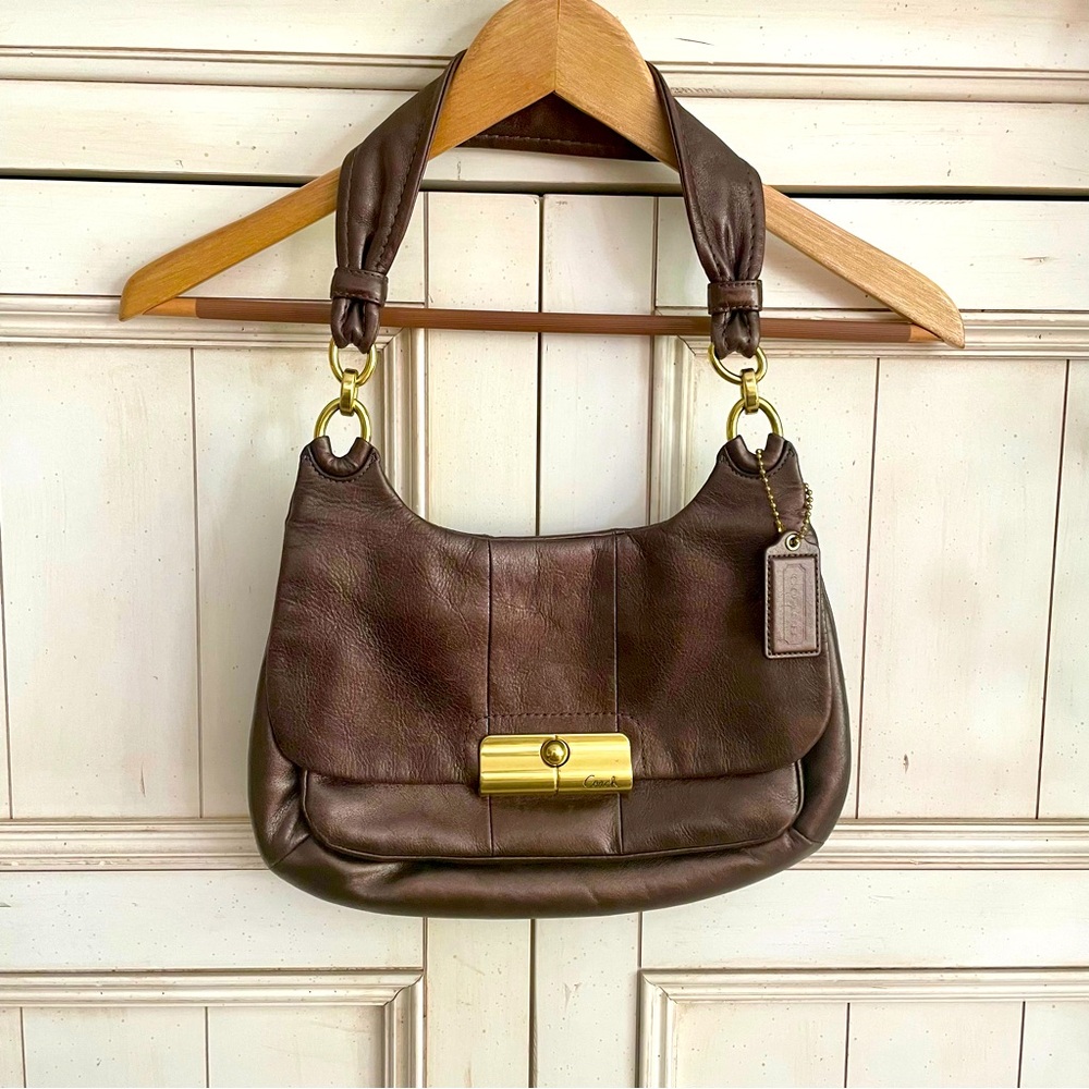 Coach Convertible Cross Body Leather Bag